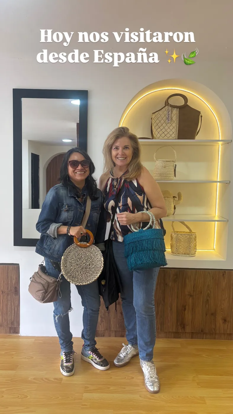 Visitantes de España en la tienda